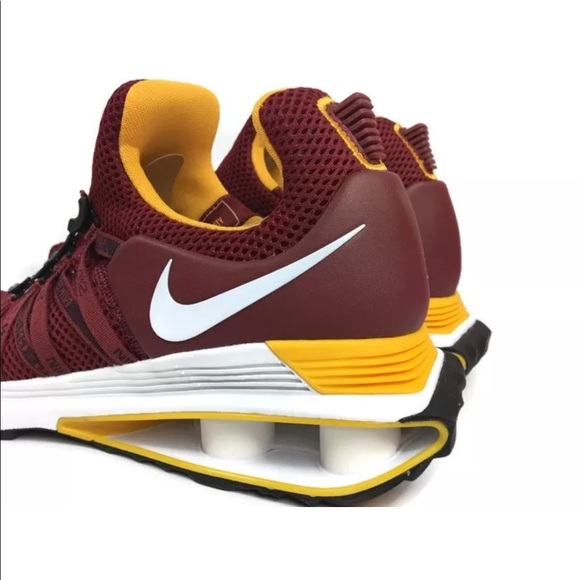 Nike Shox Gravity Red White Gold Running Shoes - Picture 8 of 8